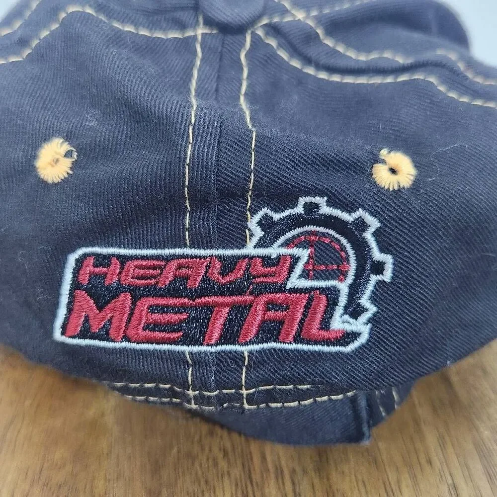 Iron Man Boy's Baseball Hat Superhero Heavy Metal Hat Cap Strapback in Black